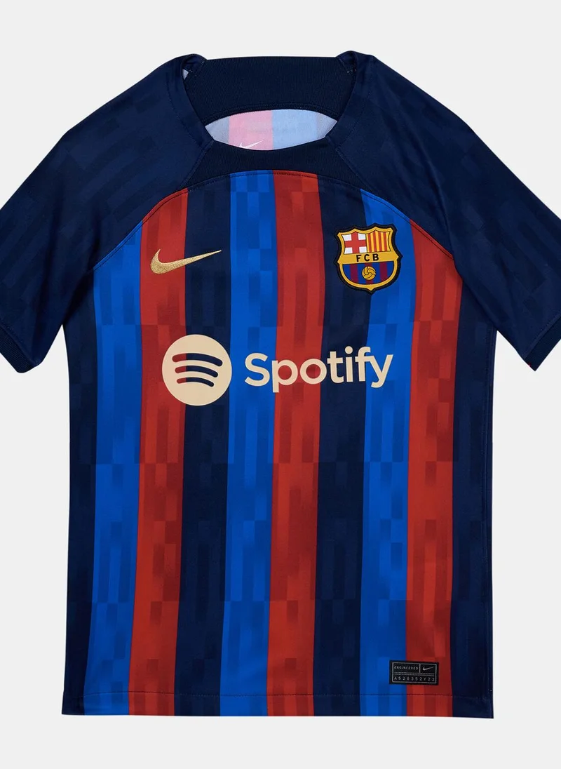Nike Kids' F.C. Barcelona Stadium Home Dri-FIT Jersey - 2022/23 (Older Kids)