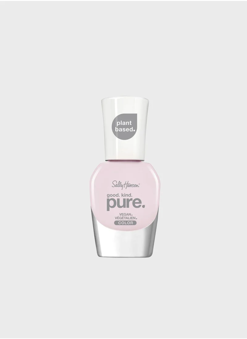 Sally Hansen Good.Kind.Pure. Nail Polish, Rose Petal, 10ml - 0.34 fl oz