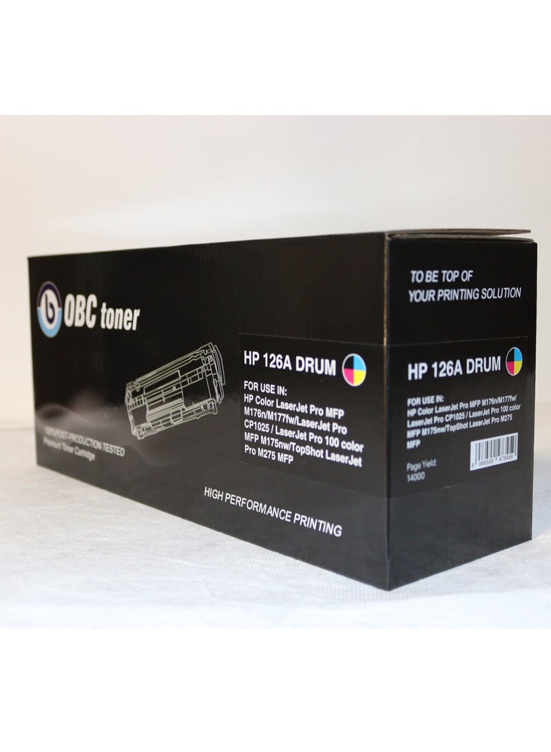 OBC Compatible OBC laser drum unit, replacement for HP 126A, prints up to 14,000 pages in high quality. - Image 1