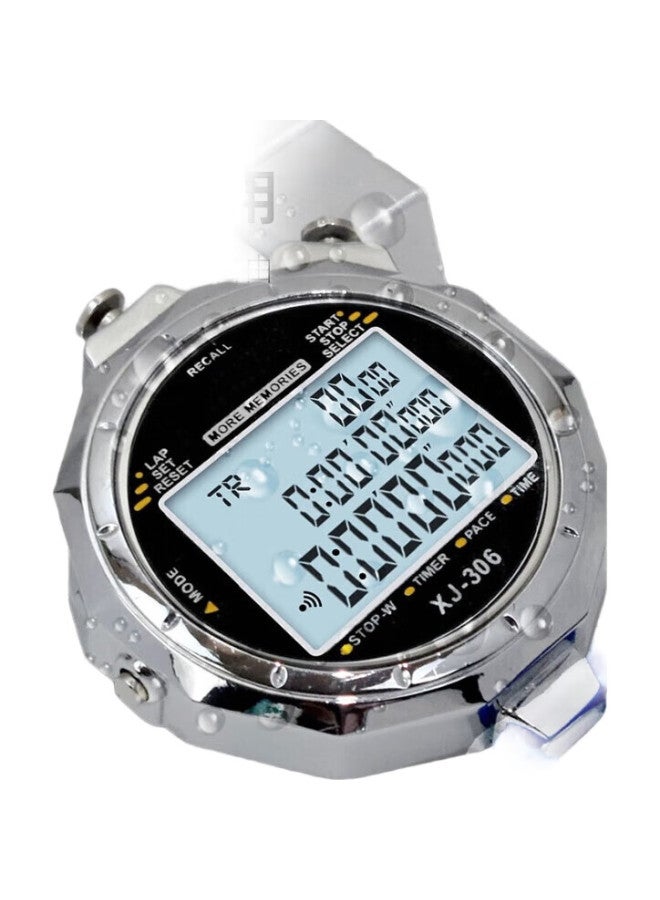 GEDUN Gedon Stopwatch, 3 Rows 100 Laps Dedicated Timer, For Running, Sports, Fitness, Track And Field, Swimming, Multifunctional - Image 3