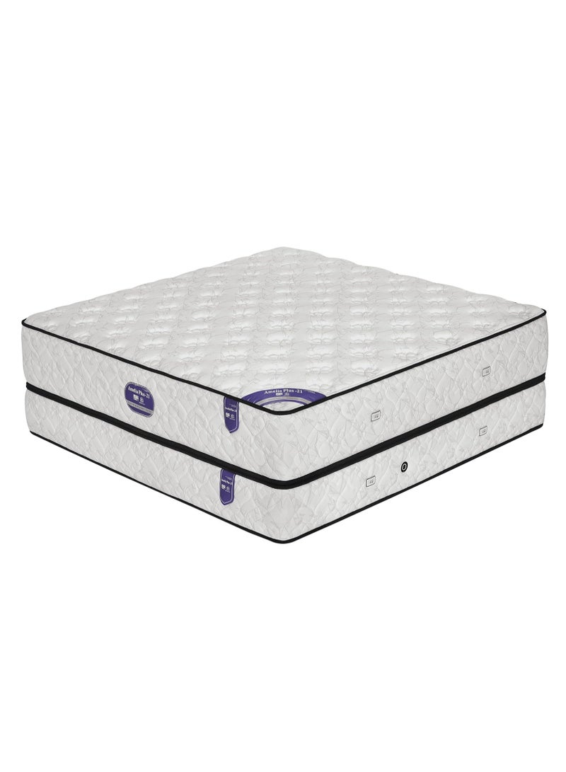 BACK CARE Amilia Plus 200 Mattress from Backcare Collection – Dual Mattress with Pocket Spring Technology, Latex Layer, Anti-Bacterial Fabric, and Customized Support for Spine and Body Comfort - Image 1
