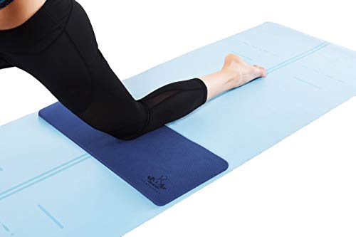 Heathyoga Knee Pads Cushion - Non-Slip Mat for Yoga, Gardening, Yard Work and Floor Exercises - Yoga Mat Accessory 26"x10"x0.5" - Image 1