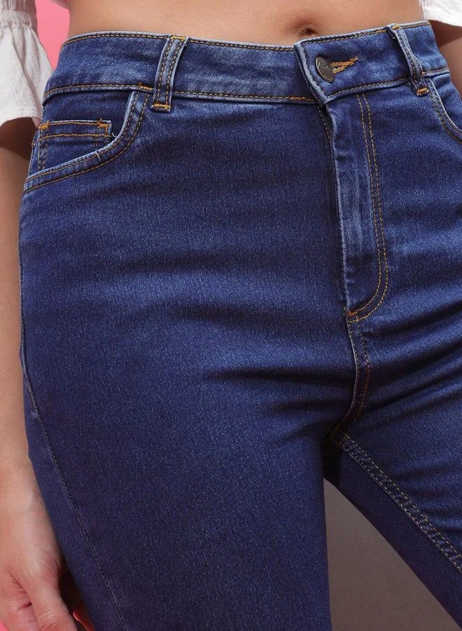 Freehand  Freehand Women Blue Skinny Fit Solid Jeans for Women | Best Price UAE