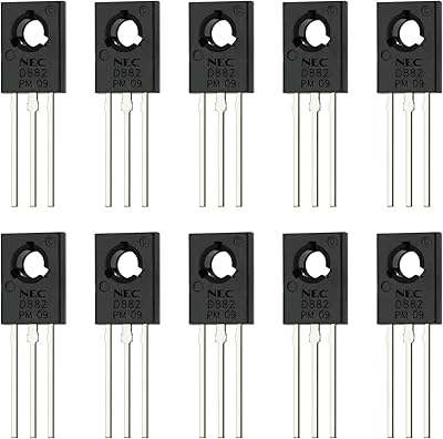 Micro Traders 10PCS NPN Transistor Silicon Power General Purpose 3Pin Transistor NEC TO-126 Semiconductor Products - Image 1