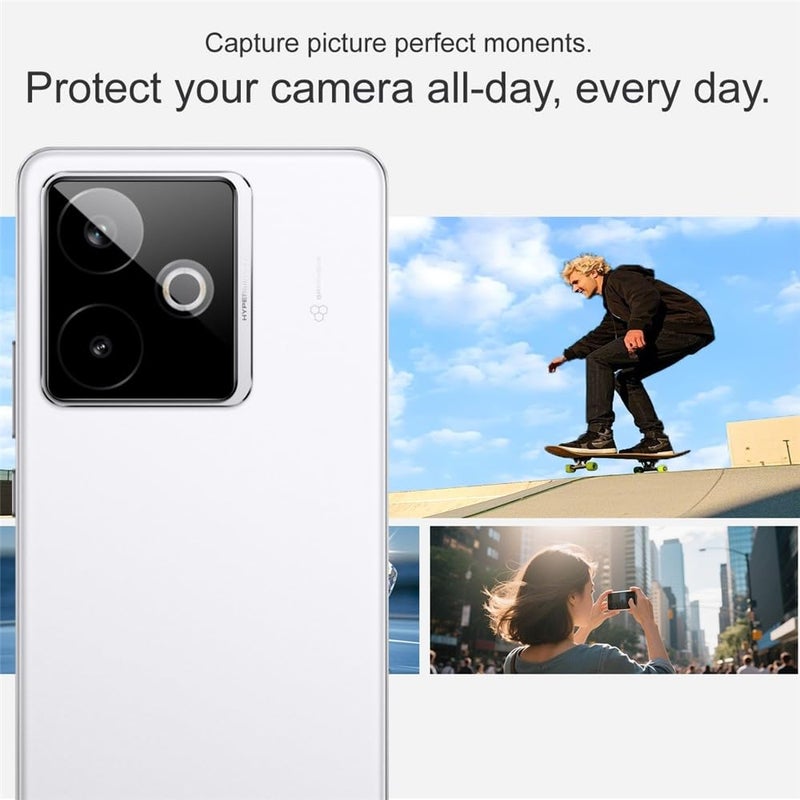 FabeKee Compatible With For Realme 15T 5G Camera Lens Protector Tempered Glass HD Clear Lens Film - Image 5