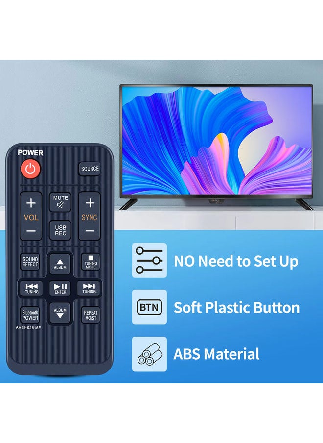 OMETTER - Remote Control For Samsung AH59-02615E TW-J5500 TW-J5500/ZA Sound Tower System Home Speaker TWJ5500/ZA TWJ5500 - Image 1