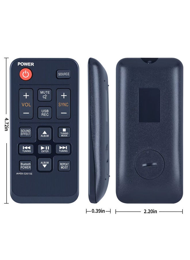 OMETTER - Remote Control For Samsung AH59-02615E TW-J5500 TW-J5500/ZA Sound Tower System Home Speaker TWJ5500/ZA TWJ5500 - Image 1