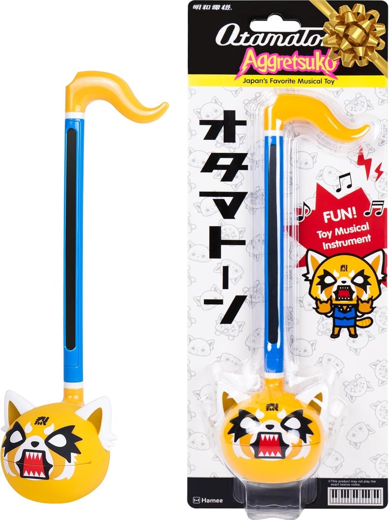 Otamatone إصدار خاص من سانريو (أغريستو - الغضب) - آلة موسيقية إلكترونية ممتعة من مايو دينكي (مرخصة رسميًا) [تشمل ورقة الأغاني وتعليمات باللغة الإنجليزية] - Image 1