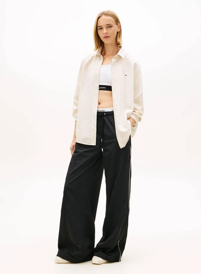 Tommy Jeans Relaxed Fit Linen Blend Shirt