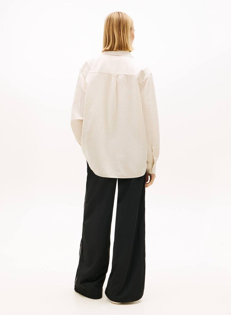 TOMMY JEANS Relaxed Fit Linen Blend Shirt - Image 3