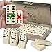 Queensell Mega Large 3 Dominoes Set for Adults and Kids Dominoes Double 6 Classic Board Games Double Six Domino Set with 28 Tiles and Gift Case Juegos de Mesa MEGA - Image 3