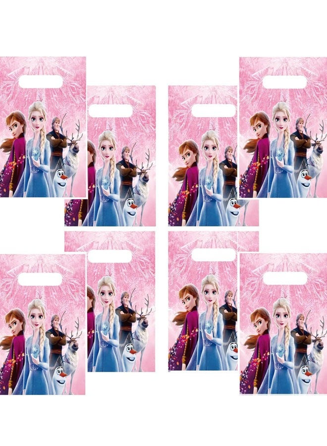 Party 20 PCS Pink Frozen Birthday Party Supplies, Cartoon Candy Bag, Tote Bag, Kids Gift Bag, Adult Birthday Party Decorations  - Image 3