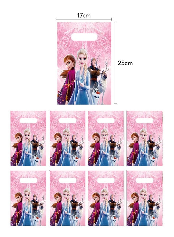 Party 20 PCS Pink Frozen Birthday Party Supplies, Cartoon Candy Bag, Tote Bag, Kids Gift Bag, Adult Birthday Party Decorations  - Image 4