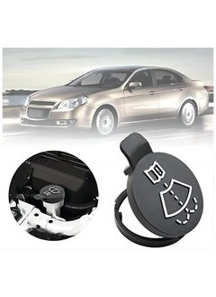 GNAFOTU Windshield Wiper Washer Fluid Reservoir Tank Bottle Cap, Replacement for Chevrolet for Buick LaCrosse for Cadillac CTS, Pack of 1 Black, Exact Fit  - Image 2