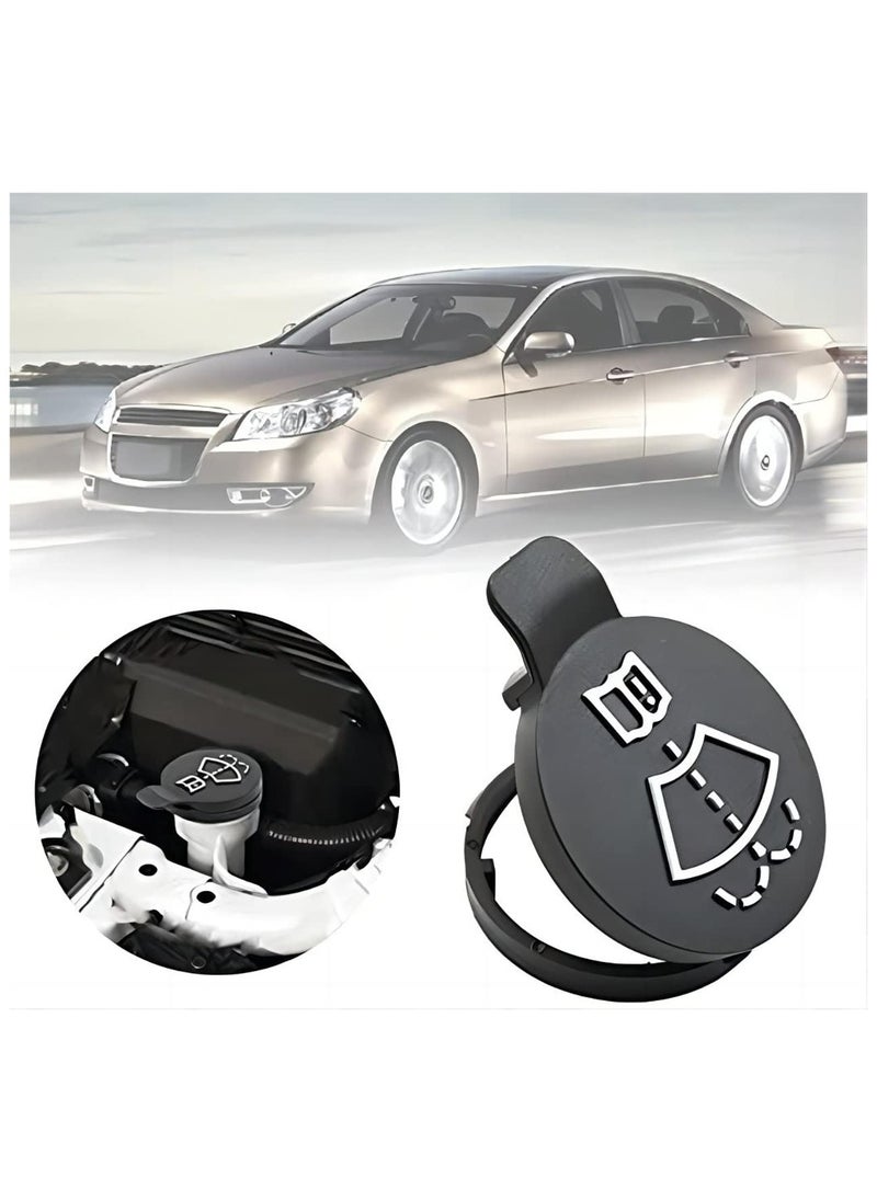 GNAFOTU Windshield Wiper Washer Fluid Reservoir Tank Bottle Cap, Replacement for Chevrolet for Buick LaCrosse for Cadillac CTS, Pack of 1 Black, Exact Fit  - Image 2
