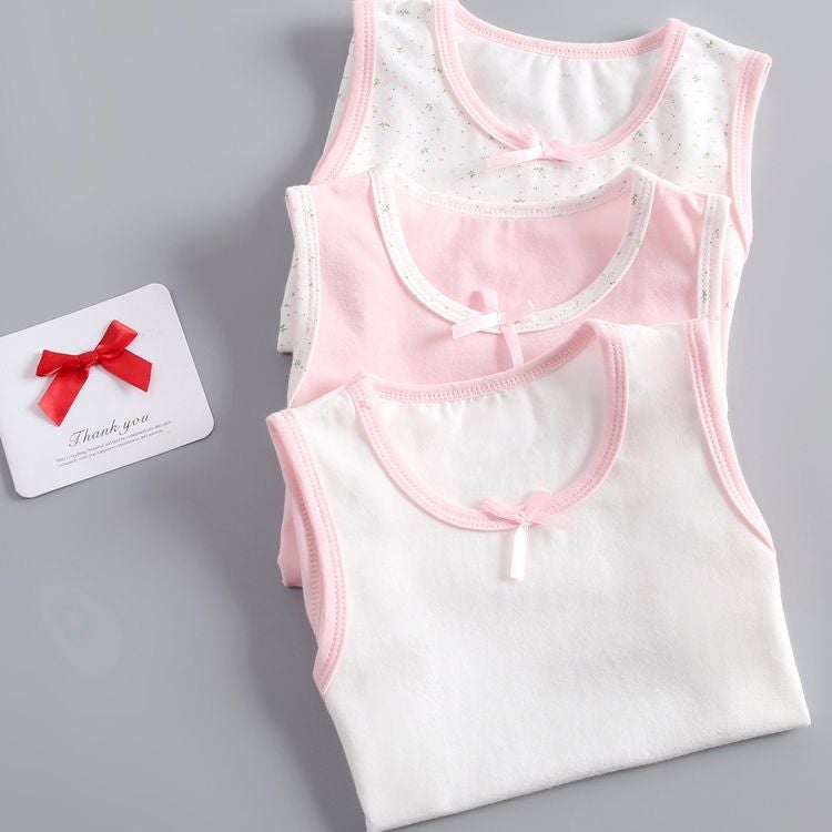 Girls Children'S Vest Cotton Summer Category A Cotton Inner Wear Sling Sleeveless Baby Vest Baby Children'S Wear - Image 2