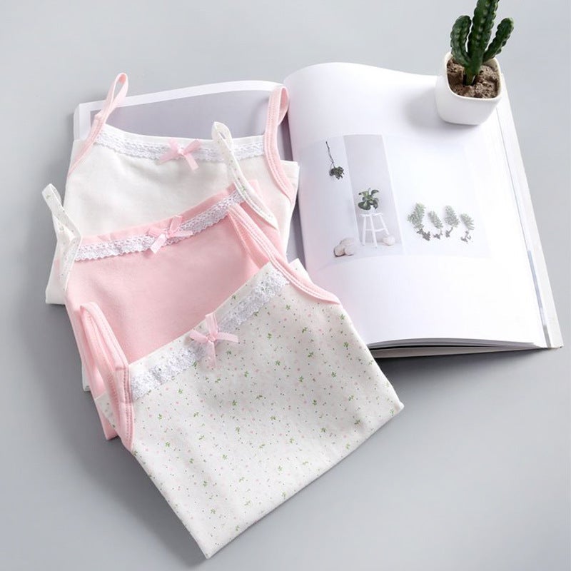 Girls Children'S Vest Cotton Summer Category A Cotton Inner Wear Sling Sleeveless Baby Vest Baby Children'S Wear - Image 1