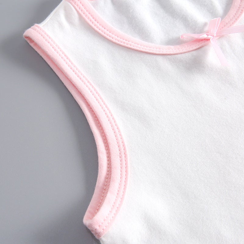 Girls Children'S Vest Cotton Summer Category A Cotton Inner Wear Sling Sleeveless Baby Vest Baby Children'S Wear - Image 4