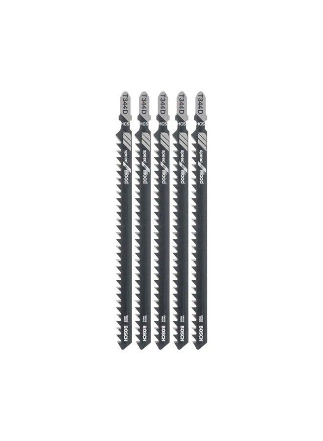 Bosch T344 D (2608633A34) Jigsaw Blade 5 Pcs/Set - Image 1