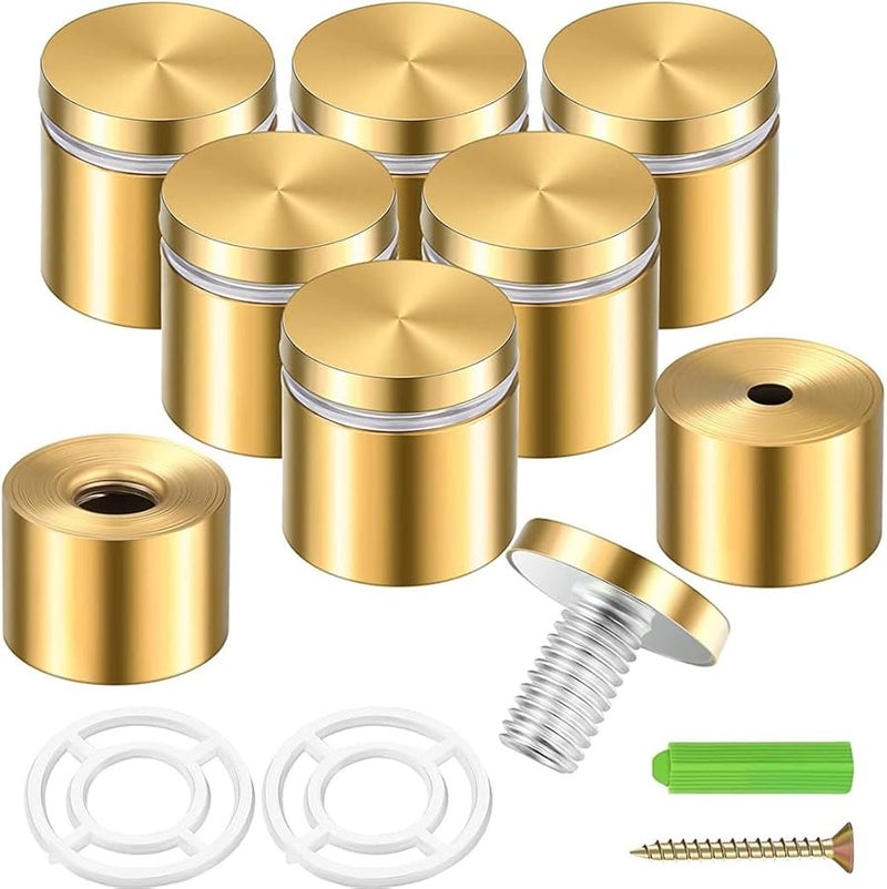 25mm Standoff Screws 8 Sets Wall Mounting Hardware For Acrylic Picture Frame - Image 1