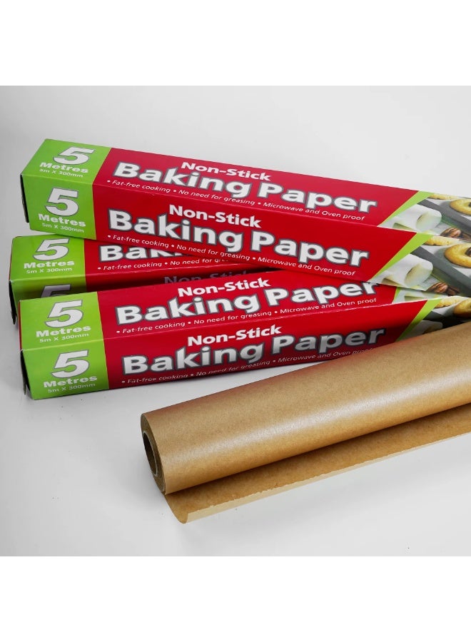 Non-stick parchment paper with a printed newspaper design, 10 meters x 30 cm - Heat resistant up to 450°F for ovens and convection ovens - Image 5