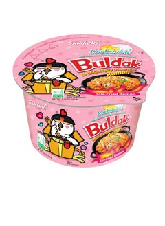 Samyang Samyang Carbonara Buldak Hot Chicken Flavor Ramen Noodles 80g Bowl *4  - Image 2