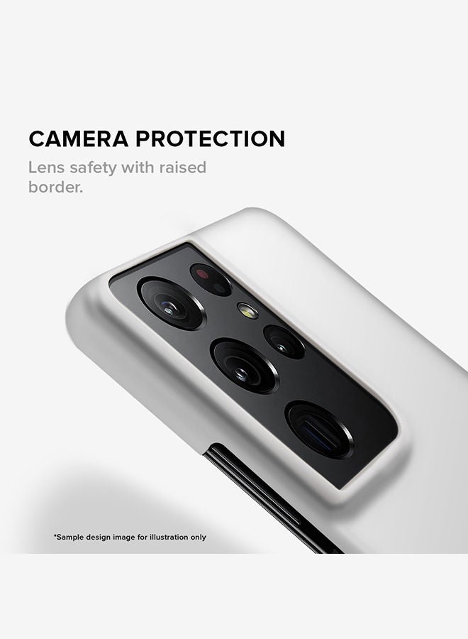 Stylizedd Slim Cover for Samsung Galaxy S21 Ultra 5G Case Snap Classic Series Mobile Cover Hard PC Shield Matte Finish Print -Saudi Arabia-Player-Fahad - Image 5