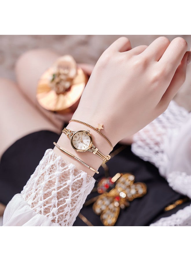 Julius Julius Women's Watch, Fashionable Korean Style, Valentine's Day Gift For Girlfriend Or Wife, Quartz Ladies Watch, Rose Gold Ja-918c  - Image 4