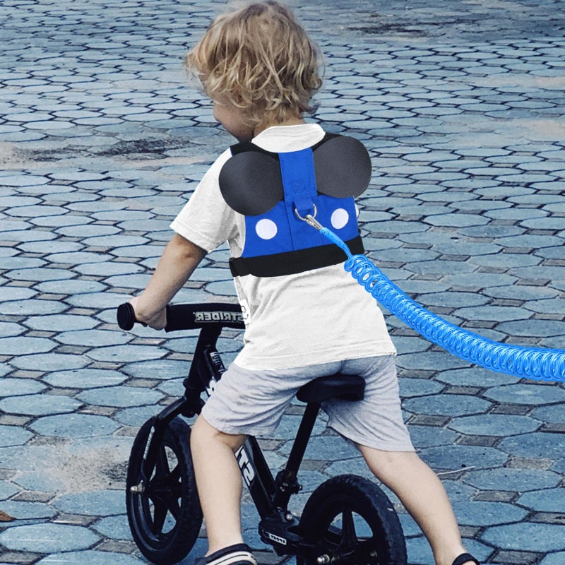 Accmor Toddler Harness Leash, Cute Kids Leash + Black Anti Lost Wrist Link for Outdoor Travel, Adorable Baby Leash Child Walking Harness Wristband Assistant Strap Mini Belt Protector for Boys Girls - Image 5