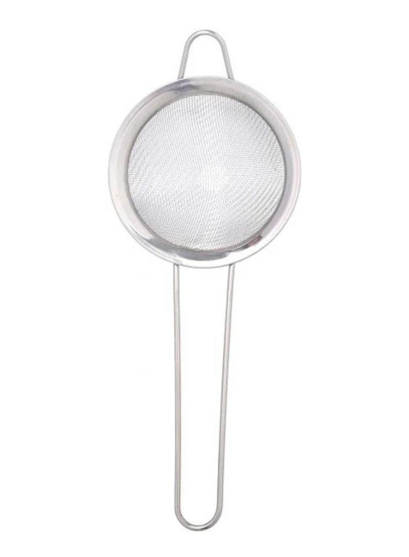طقم مصافٍ من الستانلس ستيل – 3 قطع بأحجام متعددة | لون فضي أنيق ومتينطقم مصافي ستانلس ستيل   مصفاة مطبخ فضية   أدوات تصفية الطعام   مصفاة متعددة الأحجام   مصفاة معكرونة - Image 3