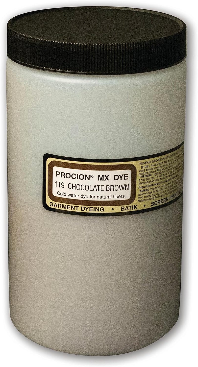 Jacquard Procion MX Dye in Chocolate Brown - 0.5kg for Fabric Dyeing - Image 1