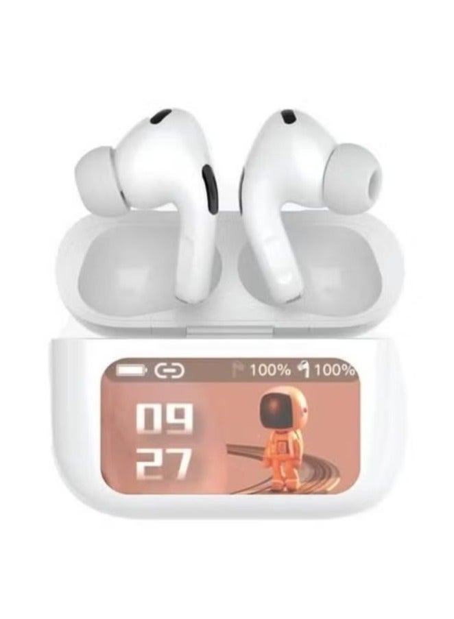 WISME LCD Smart Color Screen Touch Screen Active Noise Reduction Bluetooth Headset Comes with ANC+ENC - Image 1