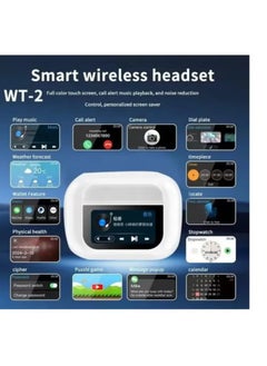 WISME LCD Smart Color Screen Touch Screen Active Noise Reduction Bluetooth Headset Comes with ANC+ENC  - Image 4