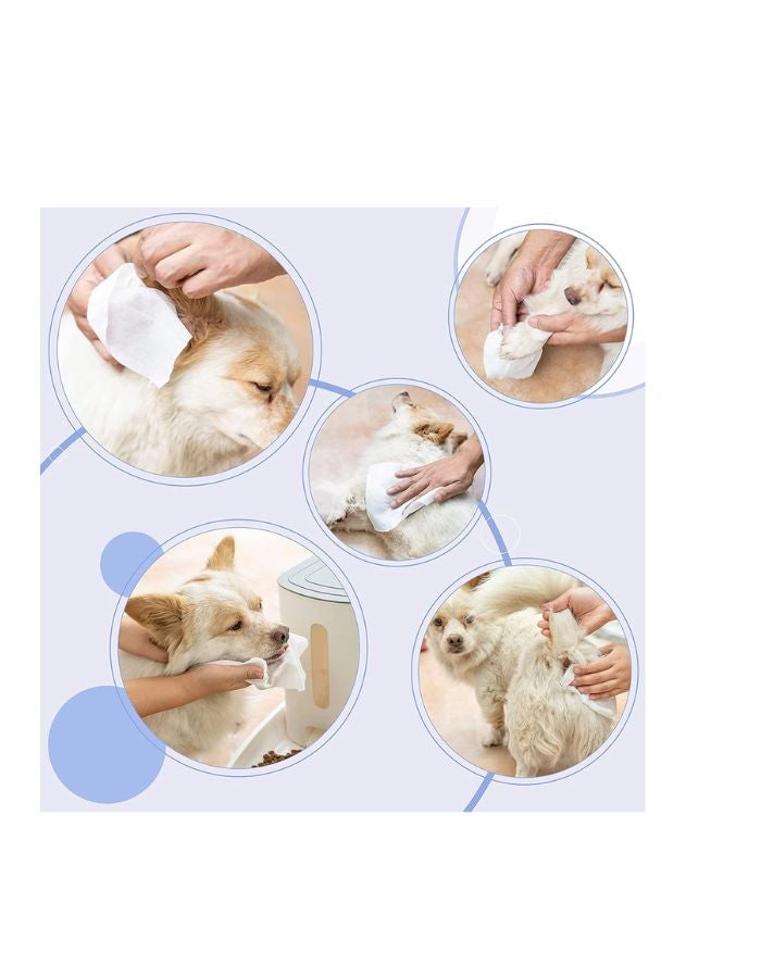 بنتونايت مناديل مياو ميتس للحيوانات الأليفة (80+4 قطع) - بدون رائحة - Image 2