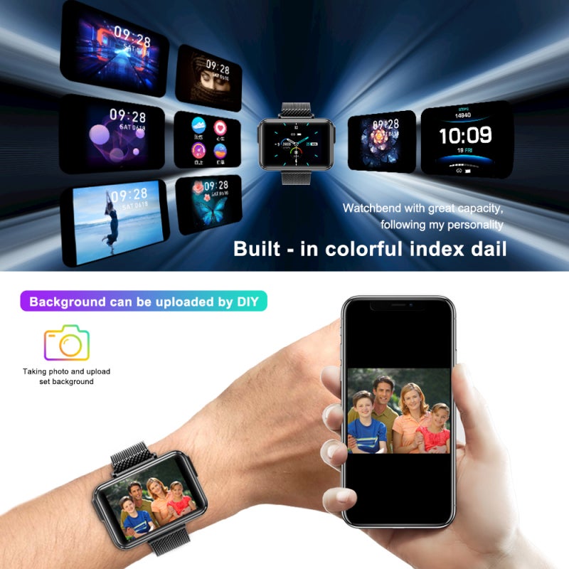 Smart Bracelet: 2-In-1 Wireless Earbuds, 1.4 Inches IPS Colorful Screen, IP67 Waterproof - Heart Rate Sleep Fitness Tracker for Health Sport Enthusiasts - Image 4