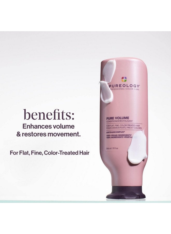 Pureology Pure Volume Conditioner | For Flat, Fine, Color-Treated Hair | Restores Volume & Movement | Sulfate-Free | Vegan | Updated Packaging | 33.8 Fl. Oz. | - Image 2