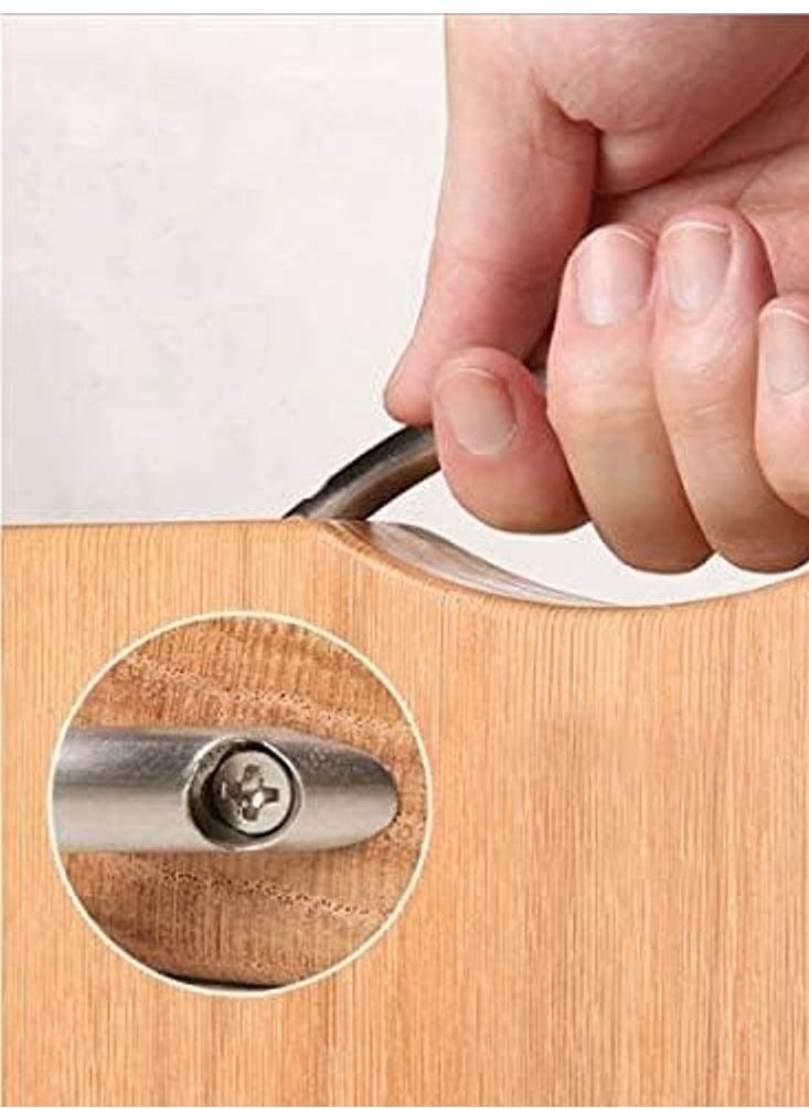 SAQOWARE Extra Large Premium Quality Bamboo Cutting Board | Wooden Chopping Board | Kitchen Cutting Board | Natural Bamboo Board  - Image 3