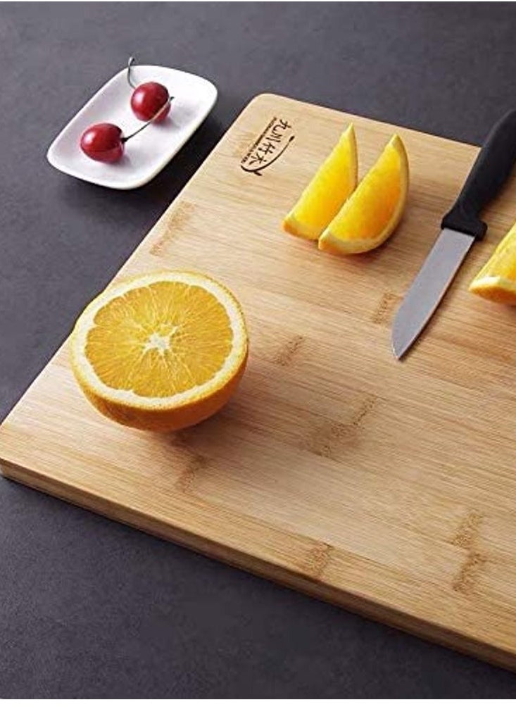 SAQOWARE Extra Large Premium Quality Bamboo Cutting Board | Wooden Chopping Board | Kitchen Cutting Board | Natural Bamboo Board  - Image 5