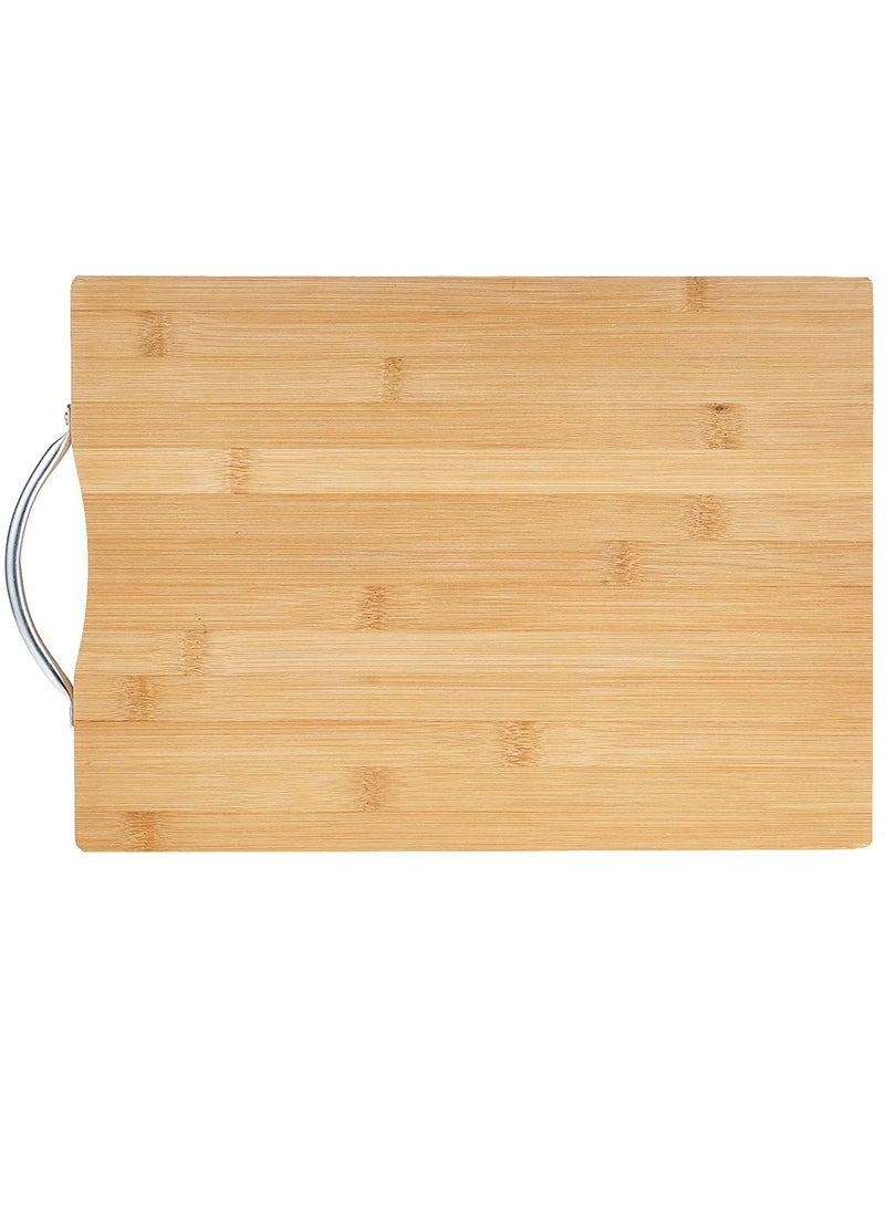 SAQOWARE Extra Large Premium Quality Bamboo Cutting Board | Wooden Chopping Board | Kitchen Cutting Board | Natural Bamboo Board  - Image 1