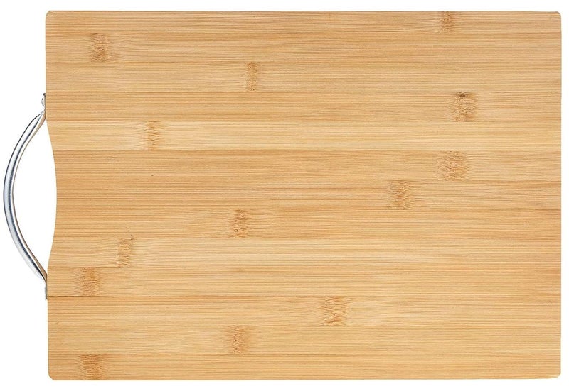 SAQOWARE Extra Large Premium Quality Bamboo Cutting Board | Wooden Chopping Board | Kitchen Cutting Board | Natural Bamboo Board - Image 1