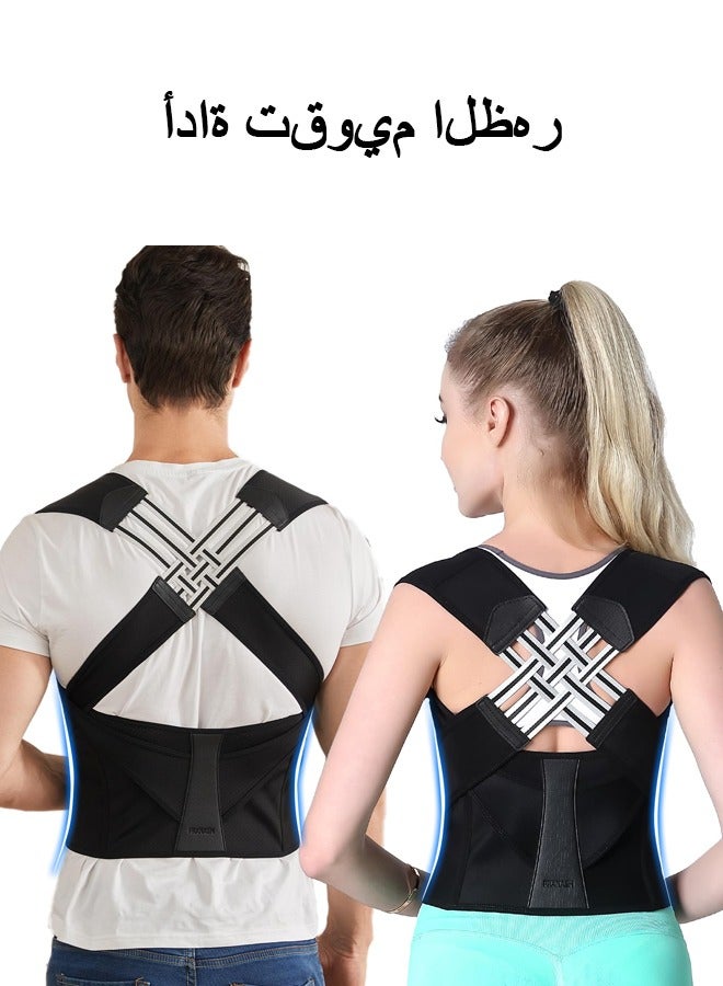 Back Brace and Posture Corrector Back Straightener Belt Back Support Helps Hunchback L - Image 1