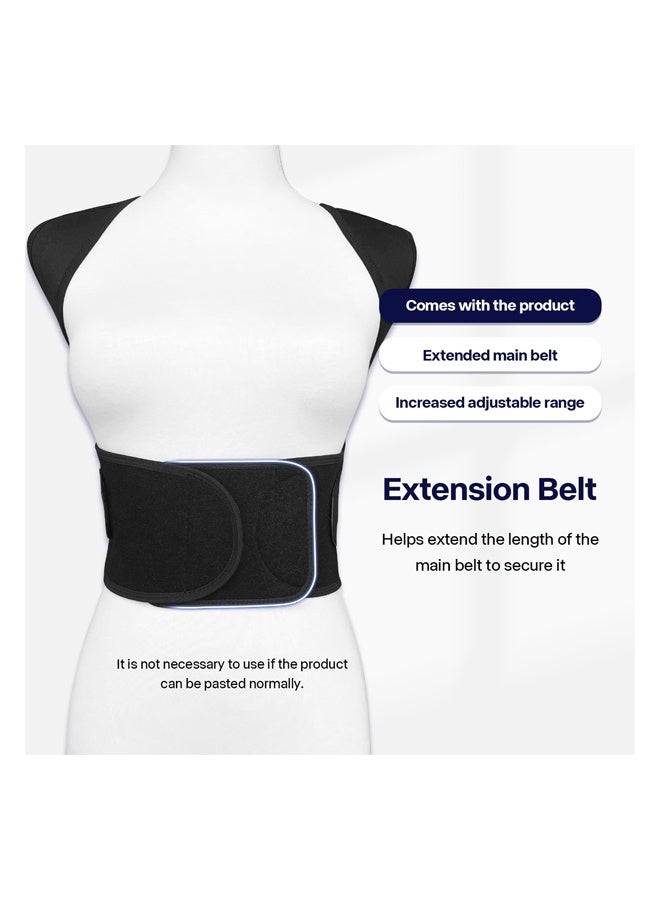 Back Brace and Posture Corrector Back Straightener Belt Back Support Helps Hunchback L - Image 5