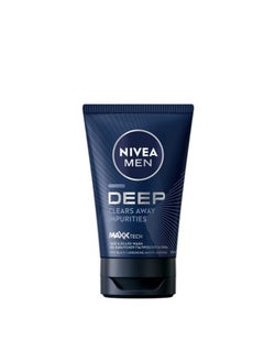 Nivea Nivea Deep Black Carbon Anti-Impurities Face & Beard Wash - 100 ml  - Image 3