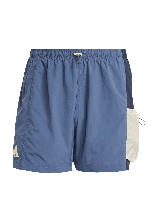 Adidas Adidas Cargo Sh 5In Blue Swim Swimwear For Men XS