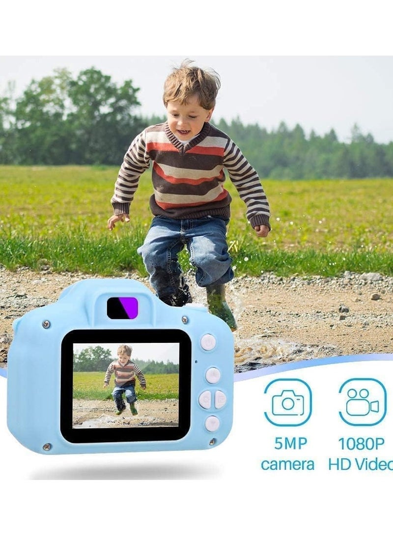 Kids Camera, Children Digital Camera, 40MP 1080P HD Digital Video Camera with Cute Silicone Cover, Rechargable Video Recorder with 32G SD Card, Game Camera for Boys Girls Gift - Image 3
