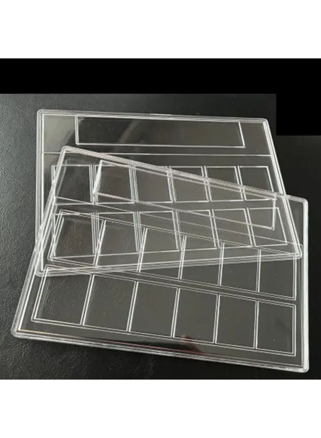 12 Stamps Collection Box Identification Display Box 12 Grid Rating Protection - Image 2