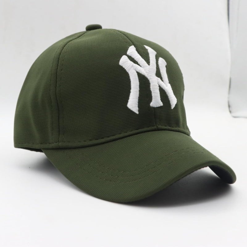 JAMONT NY Baseball Cap for Kids, Adjustable Black Cotton Summer Cap, Unisex Sports Cap - Image 2