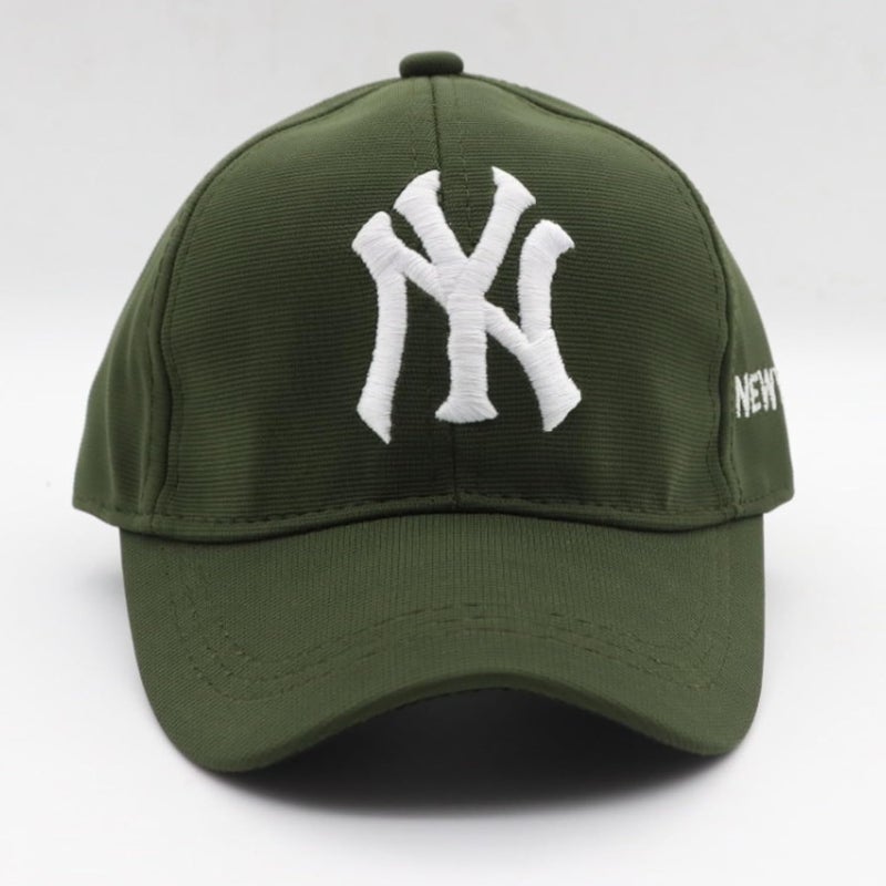 JAMONT NY Baseball Cap for Kids, Adjustable Black Cotton Summer Cap, Unisex Sports Cap - Image 3