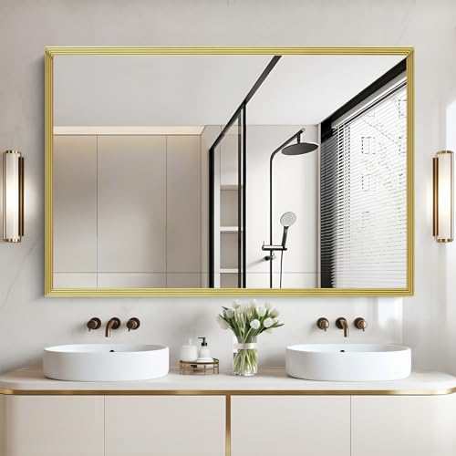 Lunghaa Peel and Stick Shiny Gold Finish Molding Trim, 196.8" x 0.78" Flexible Decoration Strip for Mirror, Wall, Cabinet, and Table Corner Guards - Image 4