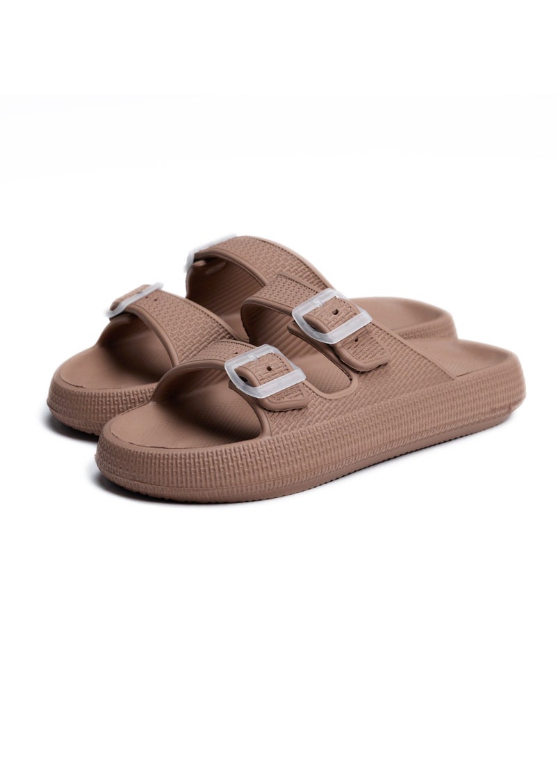 Onda Porto double buckle slipper for women - Image 1